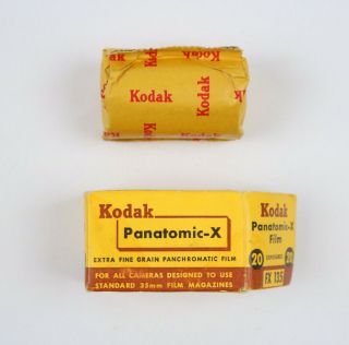 Deadstock Vintage 1950s Kodak Panatomic - X 35mm Film Nib
