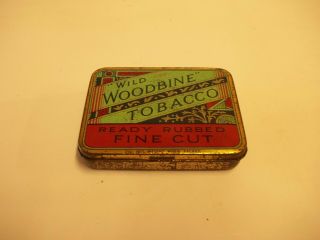 Vintage Wild Woodbine Fine Cut Tobacco Tin