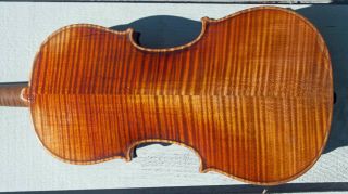 Old Vintage Antique 4/4 German Violin,  Circa 1900,  1324