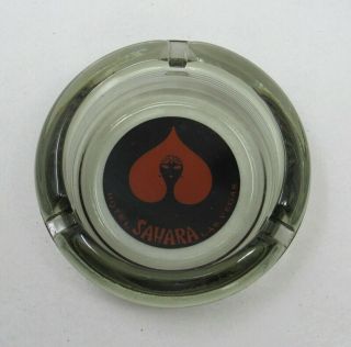 Vintage Sahara Casino Smokey Glass Ashtray Las Vegas Nv No Chips