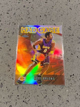 2001 - 2002 Topps Chrome Mad Game Refractor Kobe Bryant Los Angeles Lakers Psa Bgs