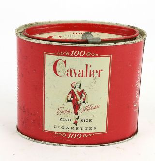 Vintage Cavalier Extra Mildness Cigarette Tobacco Tin 3