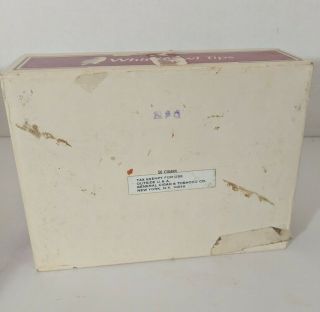 Vintage White Owl tips Cardboard Empty Cigar Box 3