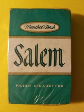 Vintage Playing Cards Deck - Salem Cigarettes Tobacco Company Advertising