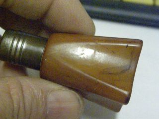VINTAGE Small Caramel Color Table Lighter - 2 - 1/4 