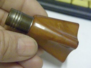 VINTAGE Small Caramel Color Table Lighter - 2 - 1/4 