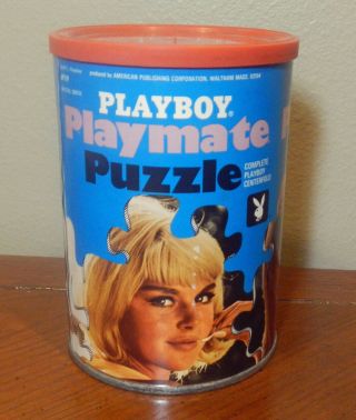 Vintage 1971 Playboy Playmate Jigsaw Puzzle Ap119 Complete Playboy Centerfold