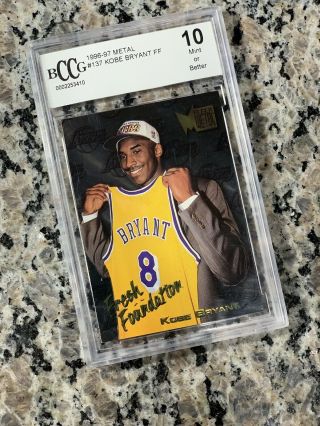 1996 Metal Fresh Foundation 137 Kobe Bryant Rookie Card Bccg 10 Bgs? Psa? - Pmjs