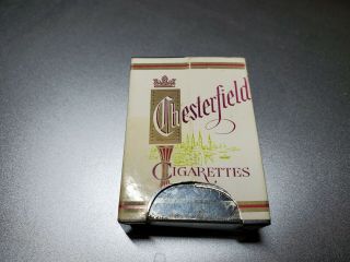 Vintage Chesterfield Pocket Ashtray,  marked Hong Kong 3