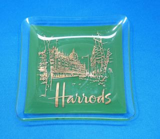 Vintage Harrods Ashtray From London,  4 3/8 Inches
