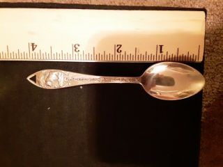 Glacier National Park Tiny Sterling Souvenir Spoon Not Scrap Or Junk,  Vintage