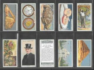 Wills 1924 Interesting (knowledge) Full 50 Card Set  Do You Know 2nd