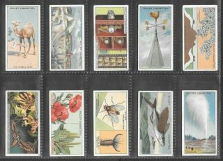 WILLS 1924 INTERESTING (KNOWLEDGE) FULL 50 CARD SET  DO YOU KNOW 2nd 2