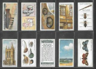 Wills 1922 Interesting (knowledge) Full 50 Card Set  Do You Know 1st