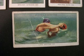 Cigarette Tobacco Cards Swimming Diving and Life Saving Ogdens/Ardath 2