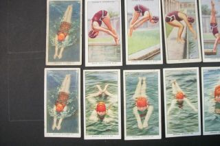 Cigarette Tobacco Cards Swimming Diving and Life Saving Ogdens/Ardath 3