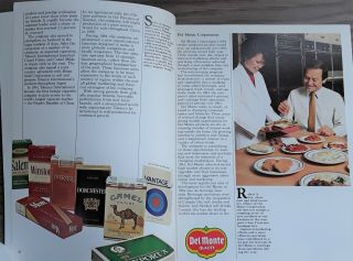 RJ Reynolds Tobacco Annual Report 1984 - Gloss photos, 3