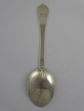 Lovely Rare Queen Anne Solid Britannia Silver Trefid Spoon George Cox 1702