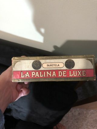 Vintage Antique Cigar Box LA PALINA Old Rare Empty 3