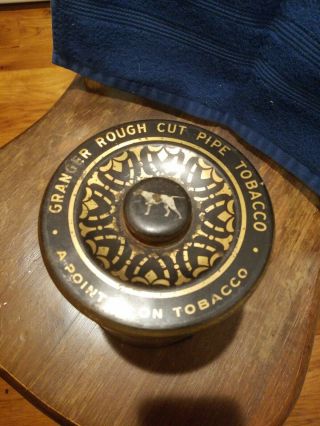 Vintage Granger Rough Cut Pipe Tobacco Tin 2