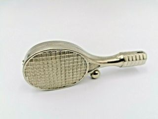 Collectible Tennis Racket Electronic Gas Lighter Made In Korea Sport 3
