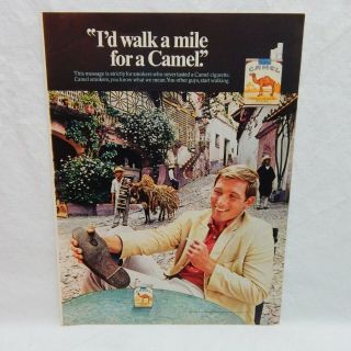 1968 Camel Cigarette R.  J.  Reynolds Tobacco Co.  Advertisement