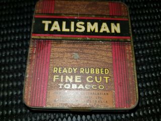 Vintage Talisman Tobacco Tin