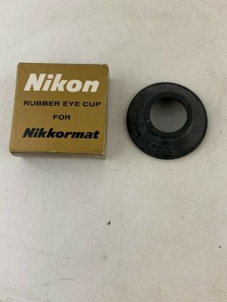 Vintage Nikon Rubber Eye Cup For Nikkormat,  Nikon F,
