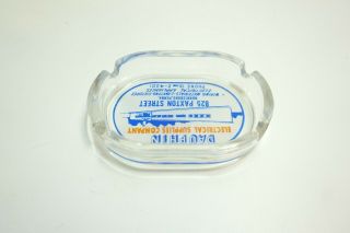 VINTAGE 1940 ' S DAUPHIN ELECTRICAL SUPPLIES COMPANY HARRISBURG PA ASHTRAY 3