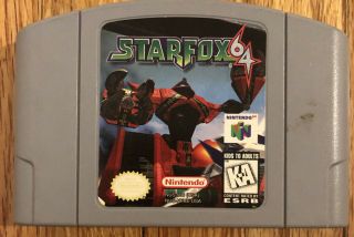 Vintage Star Fox 64 (nintendo 64,  1997)