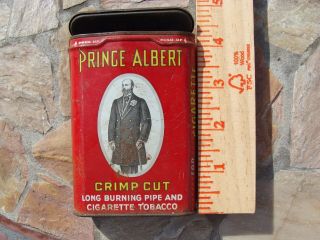 Vintage Prince Albert Tin Crimp Cut Tabacco