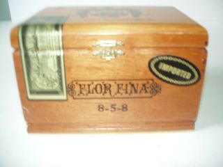 Flor Fina Empty 25 Cigar Wood Box 2