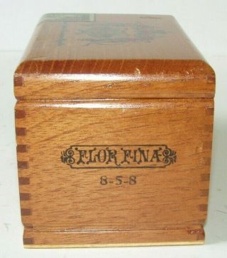 Flor Fina Empty 25 Cigar Wood Box 3