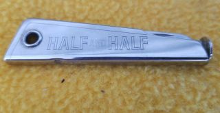 (8/9) Vintage Half - and - Half Pipe Tobacco Pocket Tool,  Tamper and Knife - 2