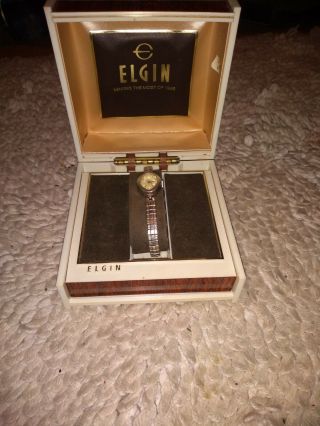 Vintage Ladies Elgin Wrist Watch 1960 