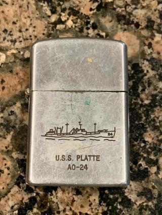Vintage Prince Rocky UNITED STATES SHIP PLATTE A0 - 24 Lighter 2