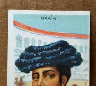 1910 Sub Rosa Cigaros Types Of Nations Spain Trading Card 3