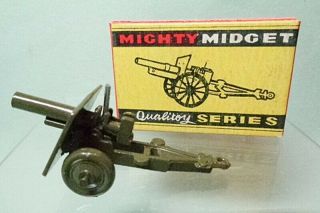 Benbros 24 Army Field Gun Qualitoy Orig Box Vintage
