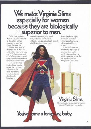 Virginia Slims Cigarettes 1971 Vintage Print Ad 158 1