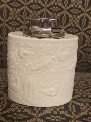 Vintage Rosenthal Germany Bisque Bjorn Wiinblad Ronson Table Lighter Collectible