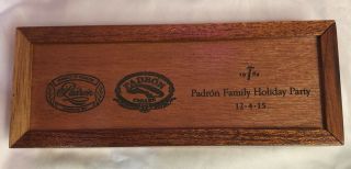 Padron Cigar Box,  1964 Padron Family Holiday Party 2015 Cedar