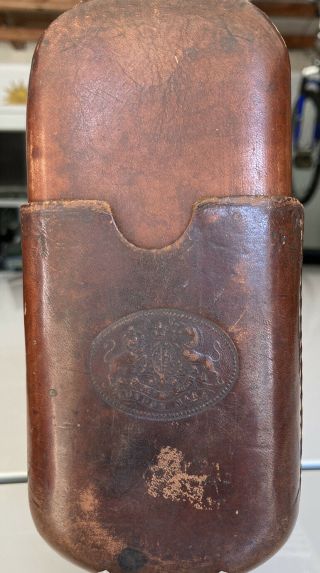 Vintage London Make Leather Cigar Case