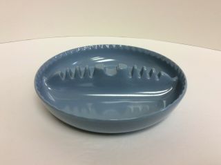 Vintage Mid Centry Ashtray Willert Home Products Melamine Sky Blue 7 