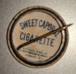 SWEET CAPORAL Cigarette advertising pin TENNESSEE STATE SEAL COAT ARMS 3