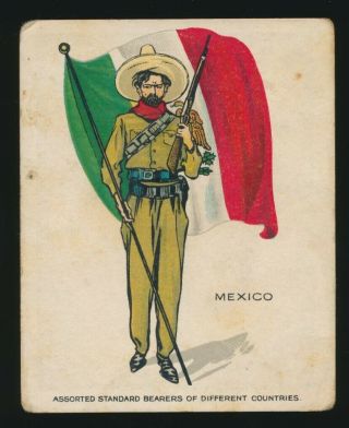 1915 T105 Zira Cigarettes - Standard Bearers - Mexico Group 2 - Tough