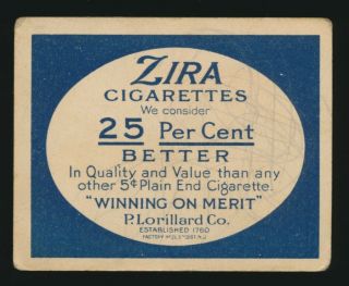 1915 T105 Zira Cigarettes - STANDARD BEARERS - Mexico Group 2 - Tough 2