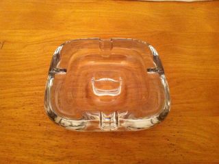 GUC Nachtmann Ashtray//6 1/4 Inch Square//Heavy 3,  Pounds 2
