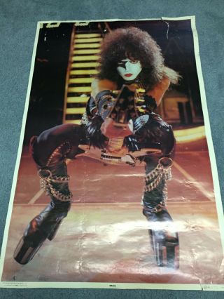 Kiss - Vintage Paul Stanley Poster 1977 - Poor