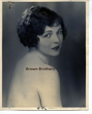 Vintage 1920s Hollywood Actress Helene Chadwick Dbw Photo By Edwin Bower Hesser