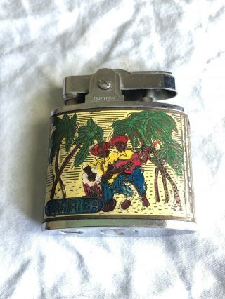 Vintage Partner Automatic Lighter Jamaica Theme 2